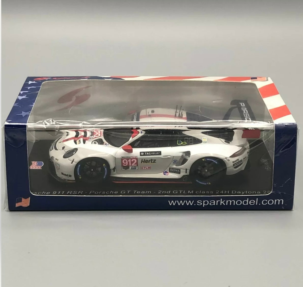 1:43 Porsche 911 Bamber/ Jaminet/ Vanthoor #912 24H Daytona 2020 Spark