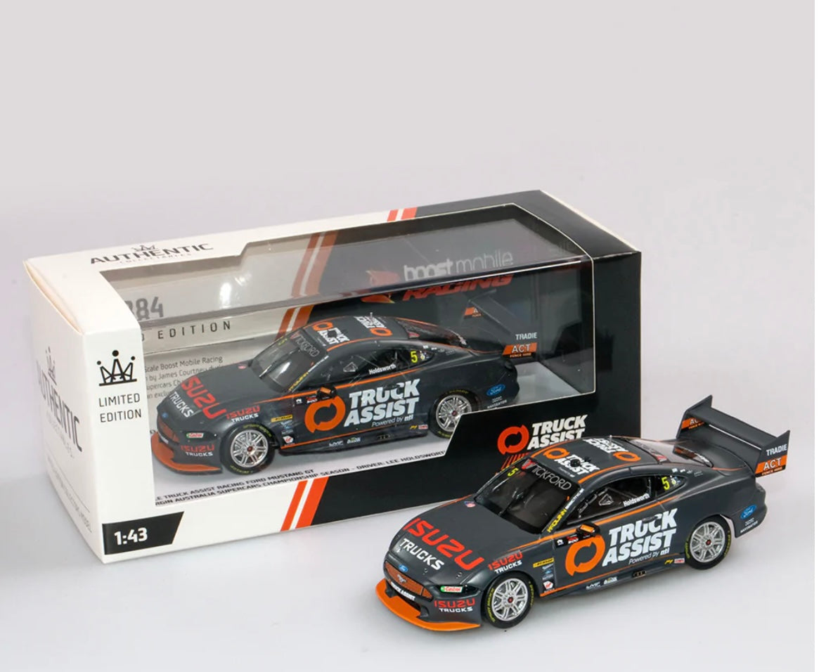 1:43 Lee Holdsworth #5 2020 Supercars Season Truck Assist Racing Ford Mustang Authentic Collectables