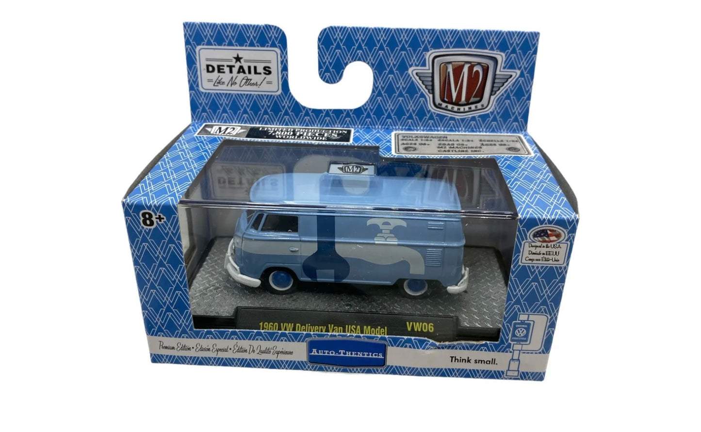 1:64 M2 Machines 1960 VW Delivery Van USA Model