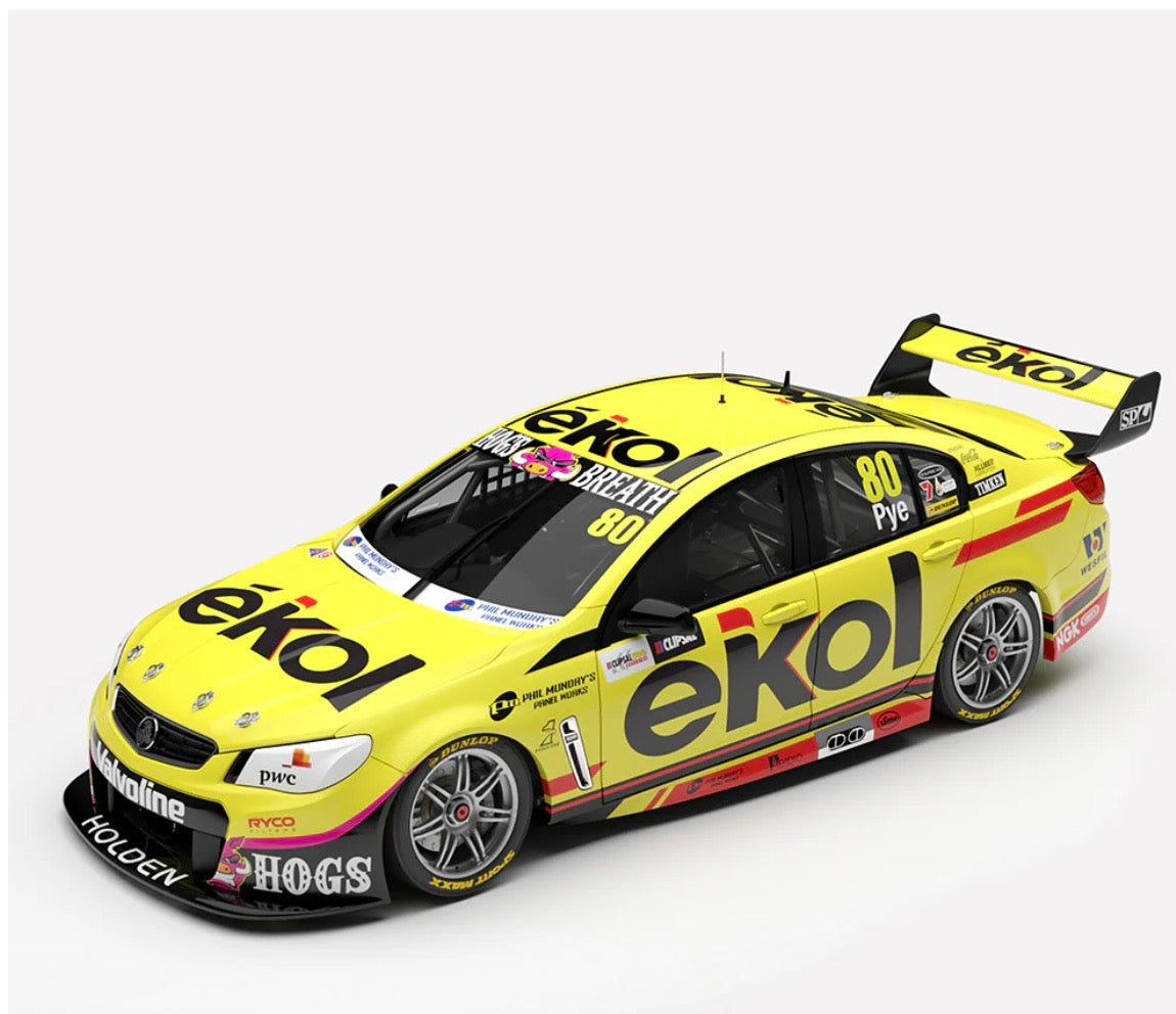 1:18 Scott Pye #80 Lucas Dumbrell Motorsport 2013 Clipsal 500 Holden VF Commodore Authentic Collectables Pre-Order