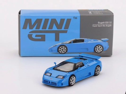 1:64 Bugatti EB110 Super Sport Blu Bugatti Mini GT 890
