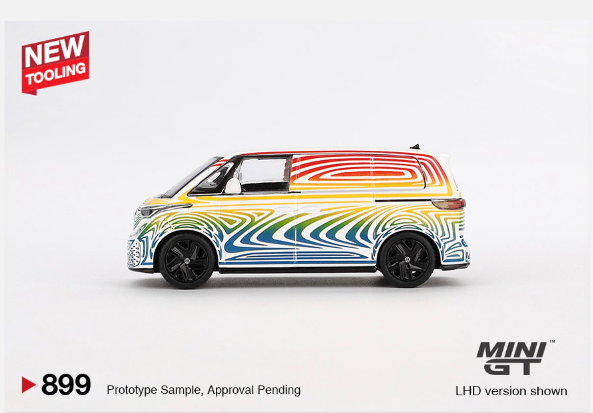 1:64 Volkswagen ID Buzz Prototype Rainbow 899 Mini GT