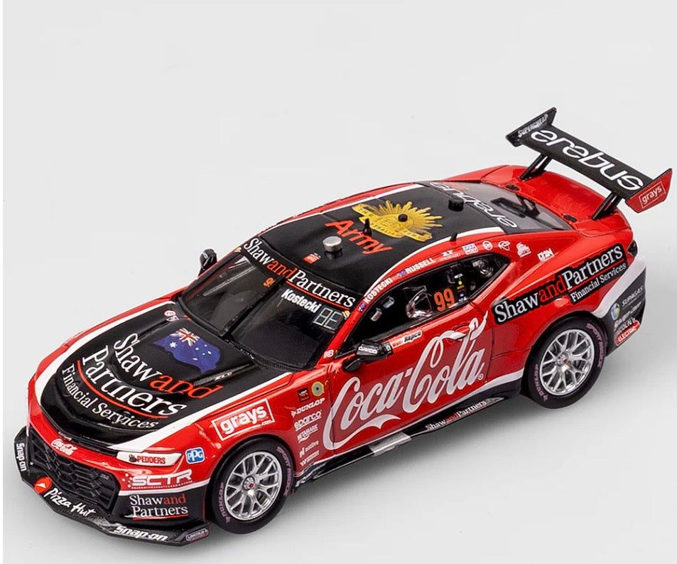 1:43 Kostecki Russell #99 2023 Repco Bathurst 1000 Pole Position Coca-Cola Racing by Erebus Authentic Collectables