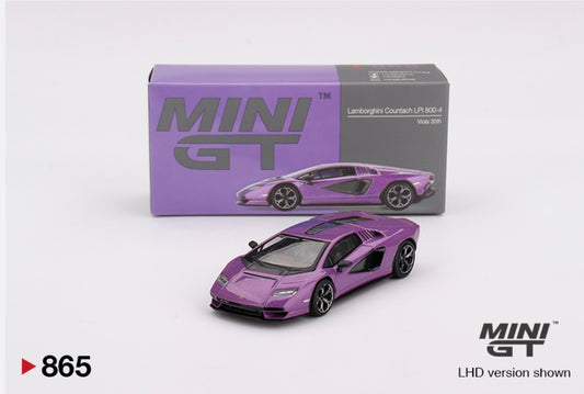 1:64 Lamborghini Countach LPI 800-4 Viola 30th Mini GT 865
