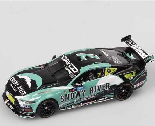 1:43 Snowy River Racing James Courtney #7 BRT 2024 Repco Supercars Championship Season Ford Mustang GT Authentic Collectables