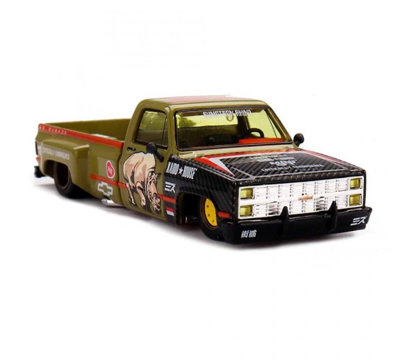 1:64 Chevrolet Silverado Dually Sumatran Rhino Kaido Mizu #153 Kaido House