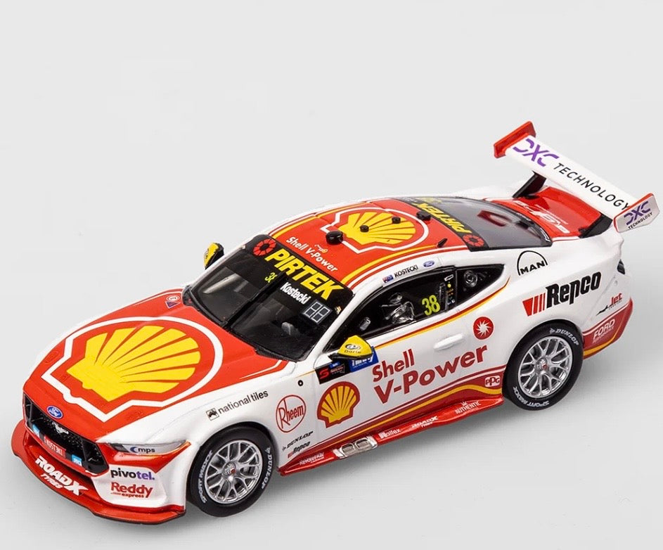 1:43 Shell V-Power Racing Team #38 Brodie Kostecki 2025 Supercars Championship Season Ford Mustang GT Authentic Collectables