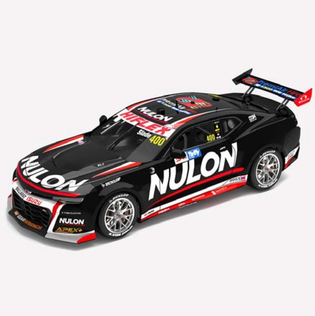 1:18 Chevrolet Camaro ZL1 Tim Slade #400 (400 Race Starts) Nulon Racing 2023 Thrifty Newcastle 500 Authentic Collectables