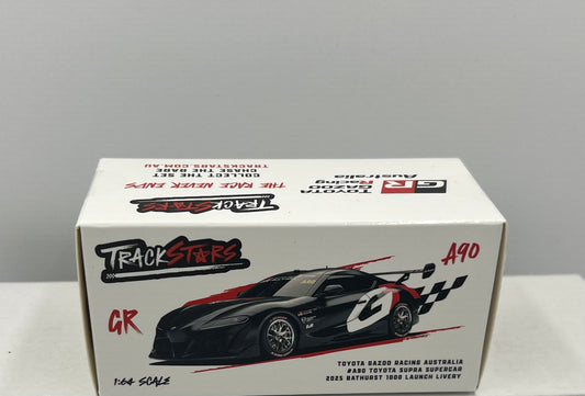 1:64 Toyota Gazoo Racing Australia #90 Toyota Supra Supercar 2025 Bathurst 1000 Launch Livery Trackstars