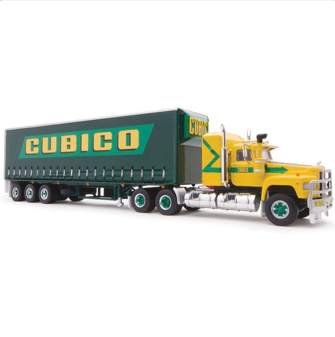 1:64 Highway Replicas Freight Semi Prime Mover and Trailer Cubico