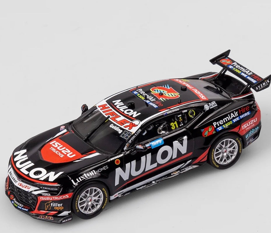 1:43 Nulon Racing Chevrolet Camaro ZL1 #31 James Golding 2024 Repco Supercars Championship Season Authentic Collectables