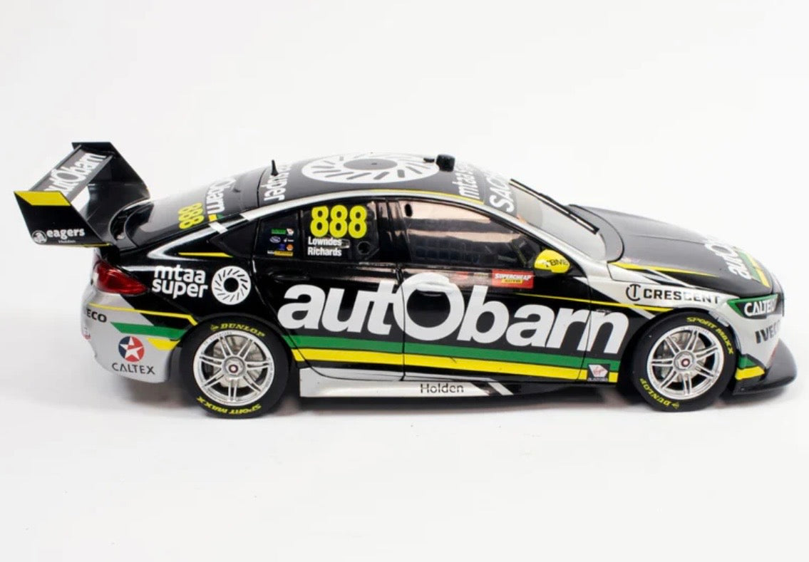 1:43 Holden ZB Commodore AutoBarn Lowndes Racing Craig Lowndes Steven Richards #888 2018 Bathurst Winner Biante