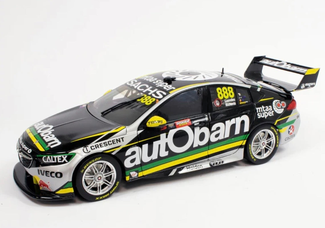 1:43 Holden ZB Commodore AutoBarn Lowndes Racing Craig Lowndes Steven Richards #888 2018 Bathurst Winner Biante