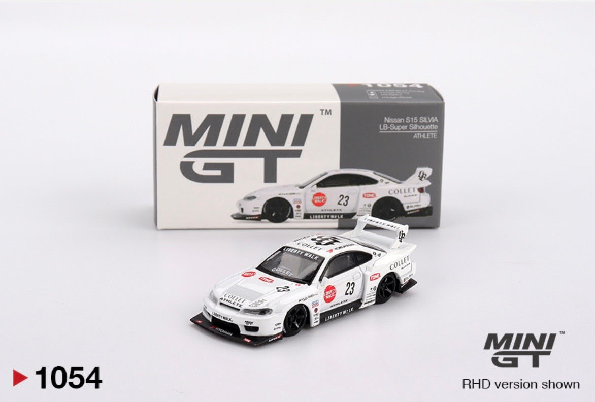 1:64 Nissan LB-Super Silhouette S15 Silvia LBWK Athlete Mini GT 1054