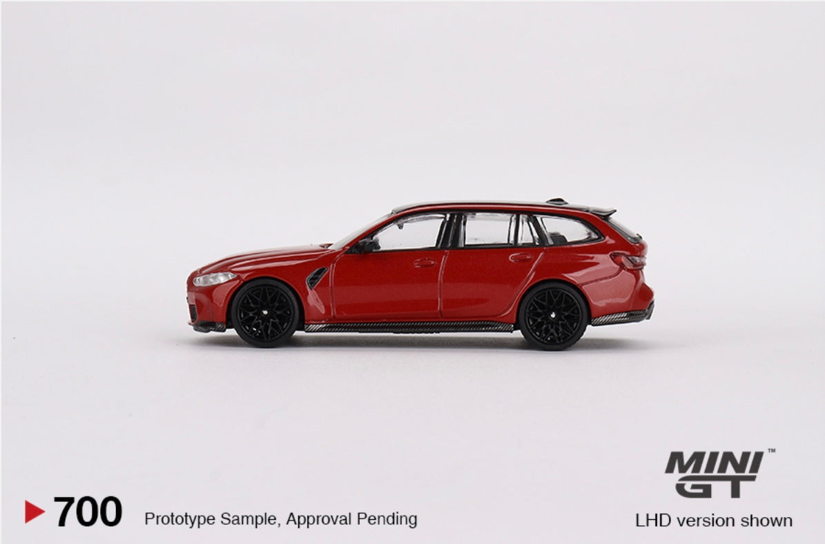 1:64 BMW M4 Competition Touring Toronto Red Metallic Mini GT 700