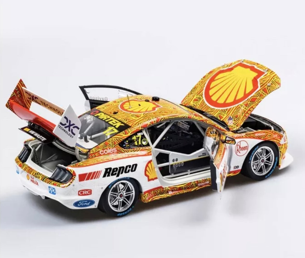 1:18 Ford Mustang GT #17 Will Davison Shell V- Power Racing Team 2022 Darwin Triple Crown Authentic Collectables