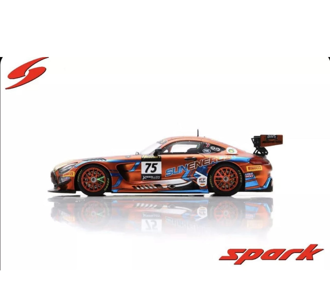 1:43 Mercedes-AMG GT3 Sunenergy 1 Racing 2022 Bathurst 12H Winner Spark