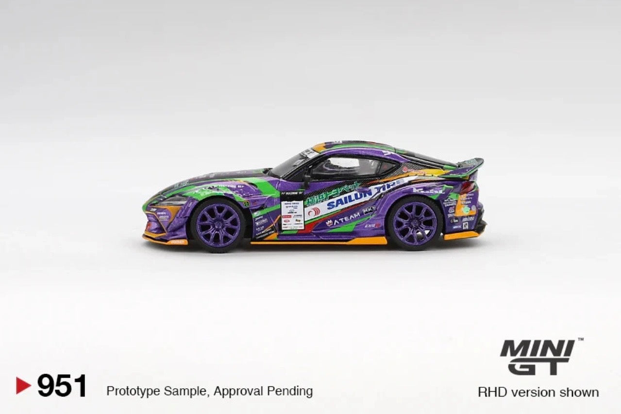 1:64  Toyota GR SUPRA KUHL 2021 D1GP Evangelion Racing  Mini GT 951