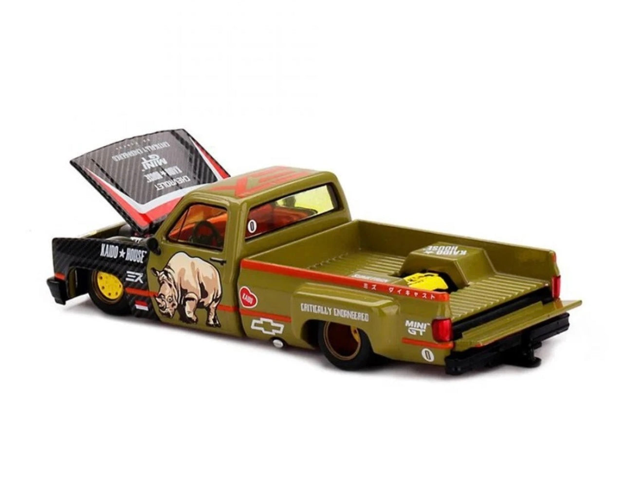 1:64 Chevrolet Silverado Dually Sumatran Rhino Kaido Mizu #153 Kaido House