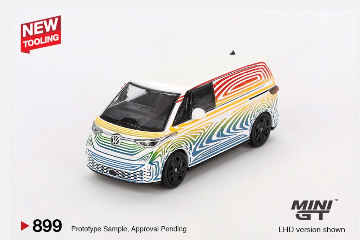 1:64 Volkswagen ID Buzz Prototype Rainbow 899 Mini GT
