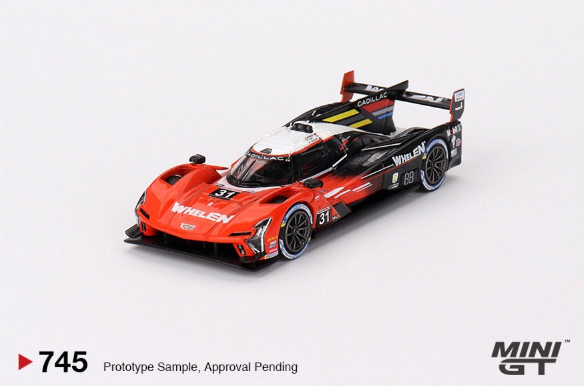 1:64 Cadillac V-Series R #31 2023 IMSA Sebring 12 Hrs Winner Whelen Engineering Cadillac Racing Mini GT 745
