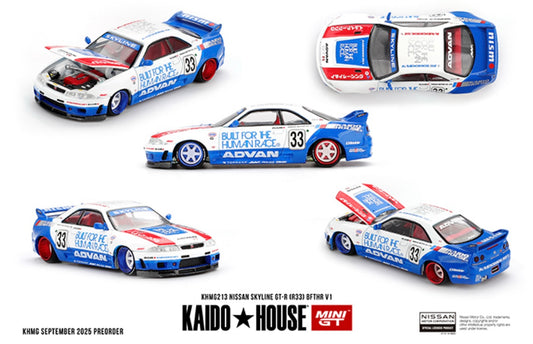 1:64 Nissan Skyline GT-R (R33) BFTHR V1 #213 Kaido House Pre-Order