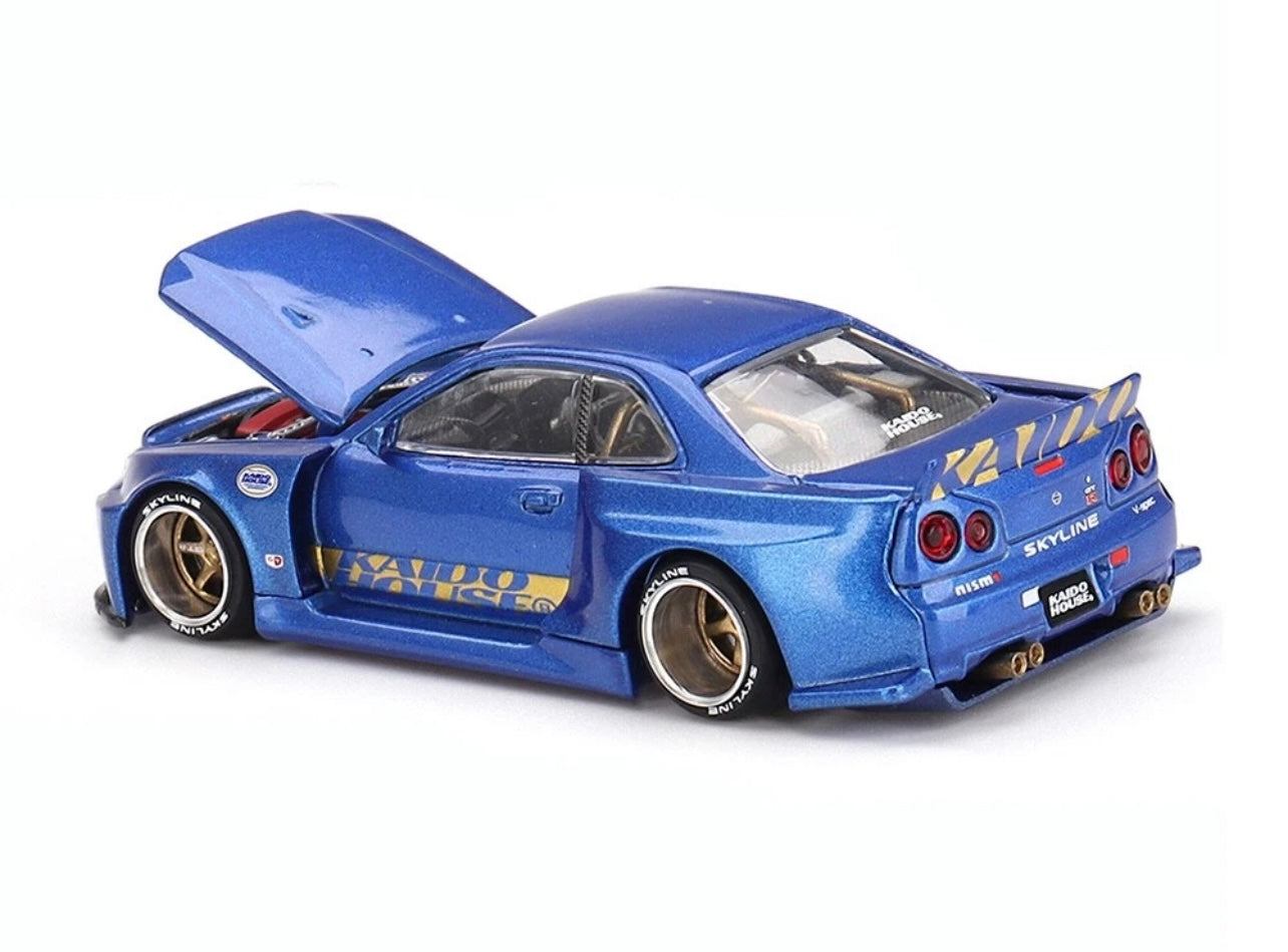 1:64 Nissan Skyline GT-R (R34) Kaido Works Shinjuku V2 #158 Kaido House