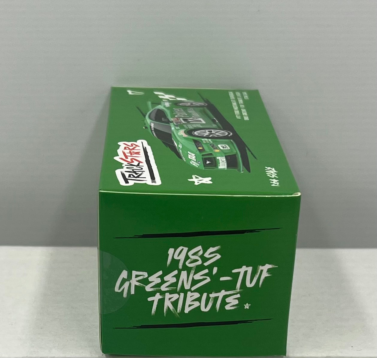 1:64 #17 Ford Mustang GT Supercar 1985 Greens-TUF Tribute Livery Star Car Trackstars