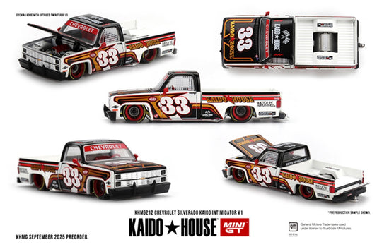 1:64 Chevrolet Silverado Kaido Intimidator V1 #212 Kaido House Pre-Order