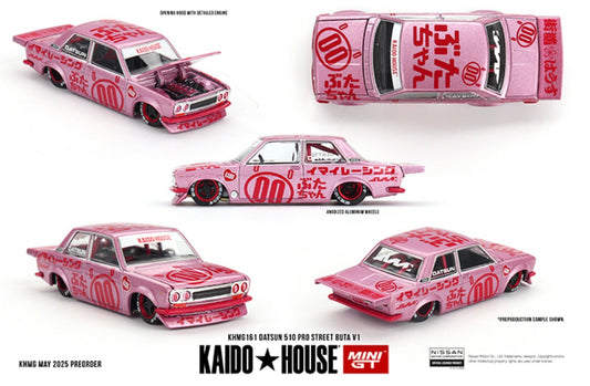 1:64 Datsun 510 Pro Street Buta V1 #161 Kaido House Pre-Order