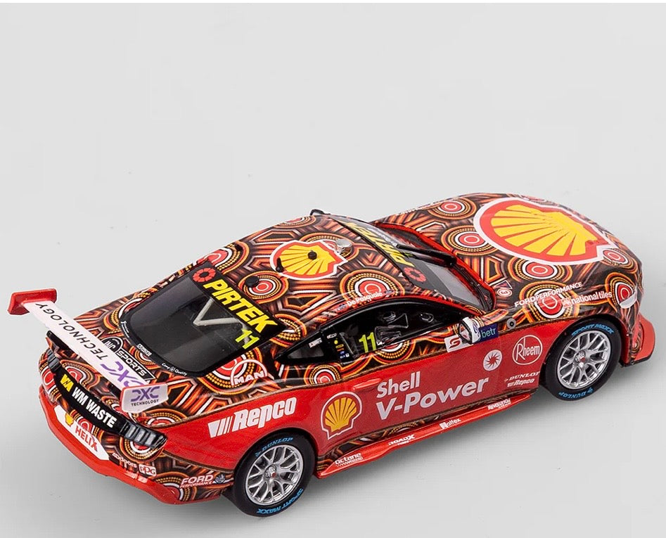 1:43 Anton De Pasquale #11 Shell V-Power Racing Team 2024 Darwin Mustang GT Authentic Collectables