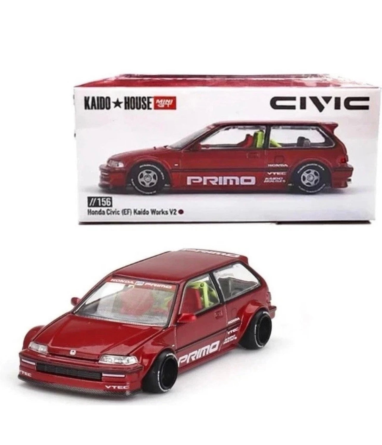 1:64 Honda Civic (EF) Kaido Works V2 #156 Kaido House