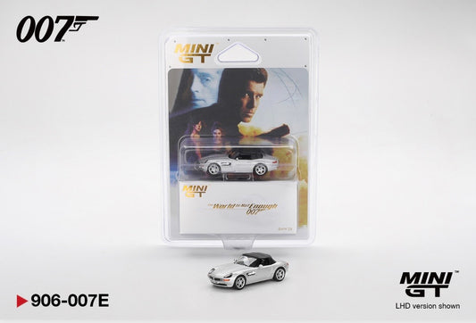 1:64 BMW Z8 The World Is Not Enough James Bond  007 Mini GT 906 -007E