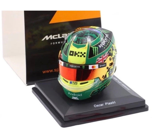 1:5 Oscar Piastri McLaren F1 2025 Australian GP Helmet Spark