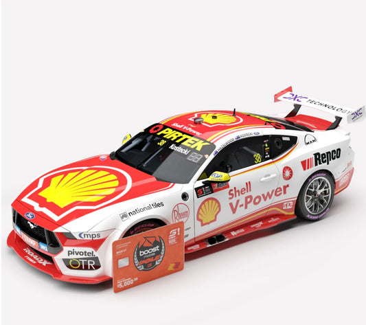 1:18 Shell V- Power Racing Team Brodie Kostecki Todd Hazelwood #38 2025 Bathurst Pole Position Ford Mustang GT Authentic Collectables Pre-Order
