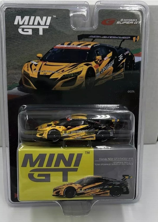 1:64 Honda NSX GT3 EVO22 #18 Upgarage NSX GT3 Team Upgarage 2022 Super GT Series Mini GT 541