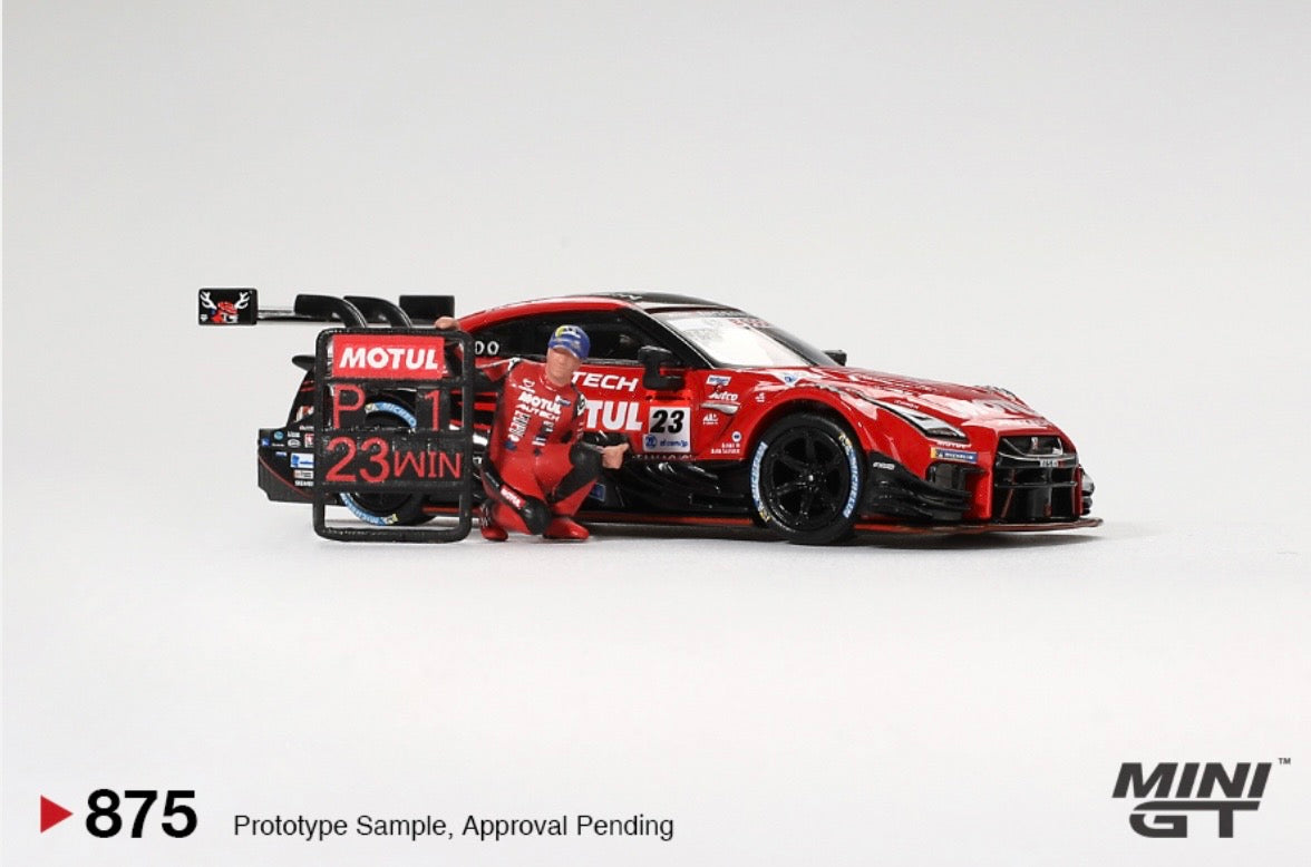 1:64 Nissan  GT-R Nismo #23 Motul Autech GT-R 2021 Super GT Series Suzuka Winner Tsugio Matsuda Collection 2 Mini GT 875