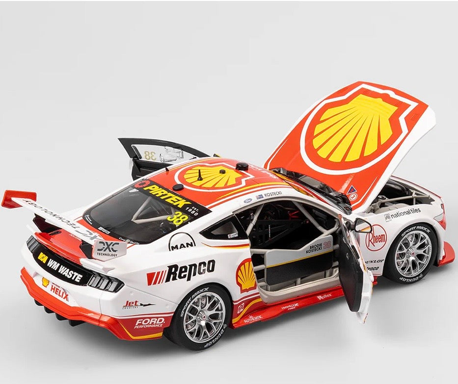 1:18 Shell V-Power Racing Team #38 Brodie Kostecki 2025 Supercars Championship Season Ford Mustang GT Authentic Collectables