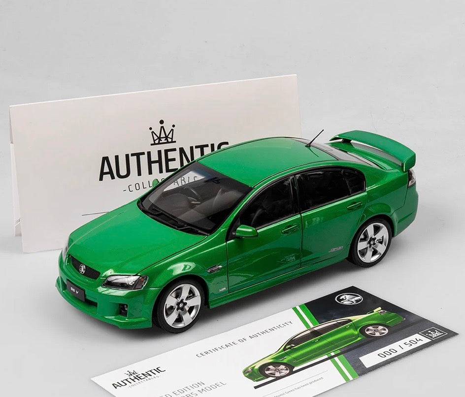 1:18 Holden VE Commodore SS V Atomic Green Authentic Collectables