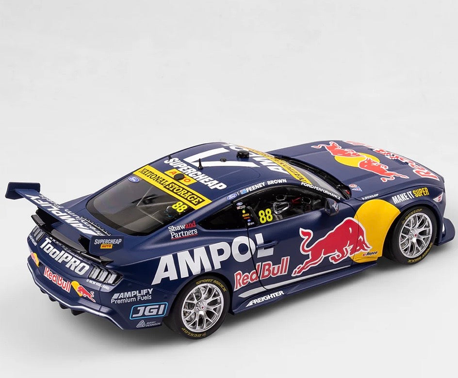 1:18 Red Bull Ampol Racing Brown Feeney #88 2025 Triple Eight Ford Performance Launch Livery Authentic Collectables