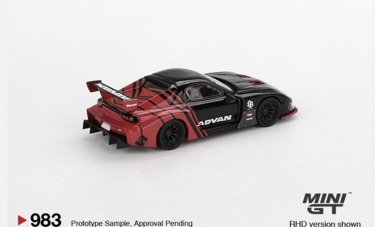1:64 Mazda RX-7 LB Super Silhouette Advan Mini GT 983