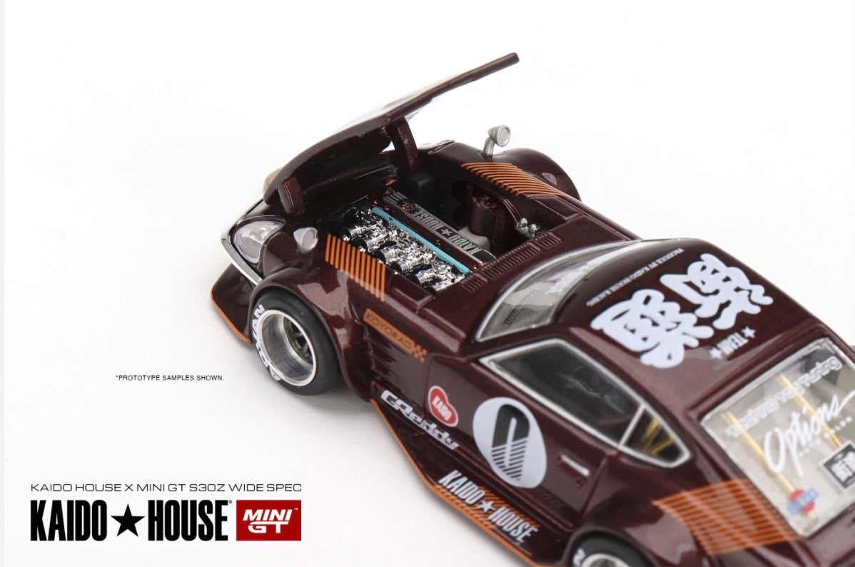1:64 Datsun Fairlady Z Dark Red #023 Kaido House