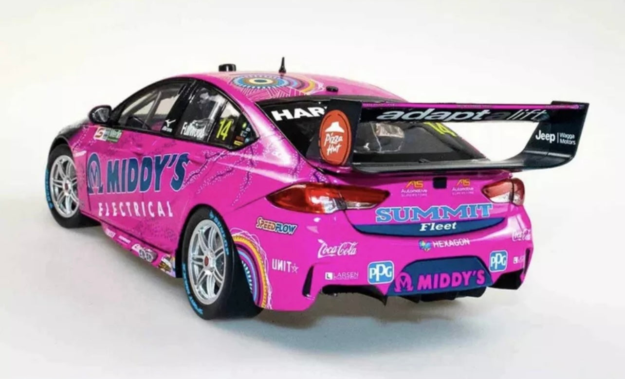 1:43 Bryce Fullwood #14 2022 Darwin Brad Jones Racing Holden ZB Commodore Biante