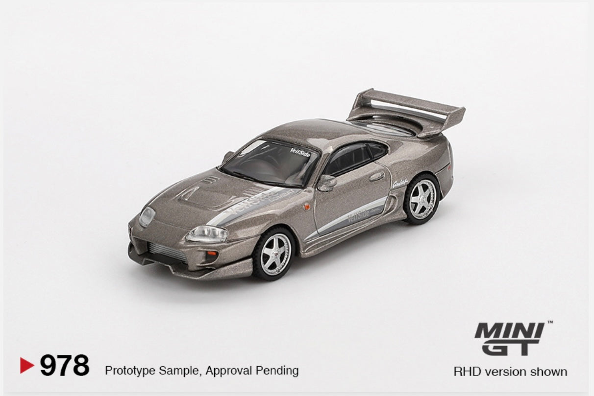 1:64 Toyota Supra Veilside Combat V-11 Combat Grey Mini GT 978