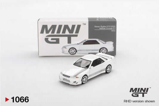 1:64 Nissan Skyline GT-R (R32) Veilside Combat C-1 Combat White Mini GT 1066