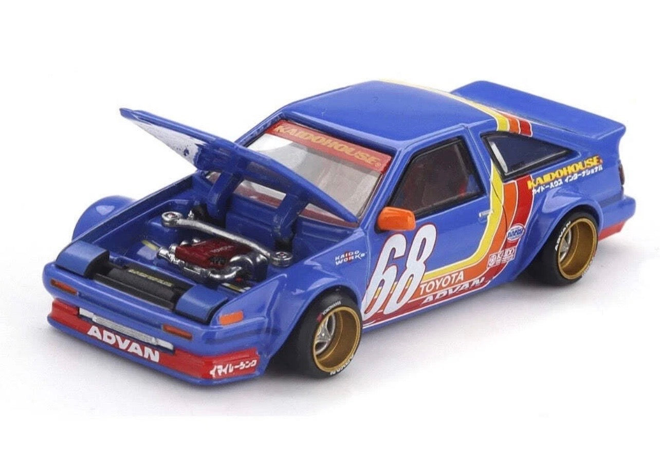 1:64 Toyota AE86 Sprinter Trueno Kaido Racing V1 #196 Kaido House