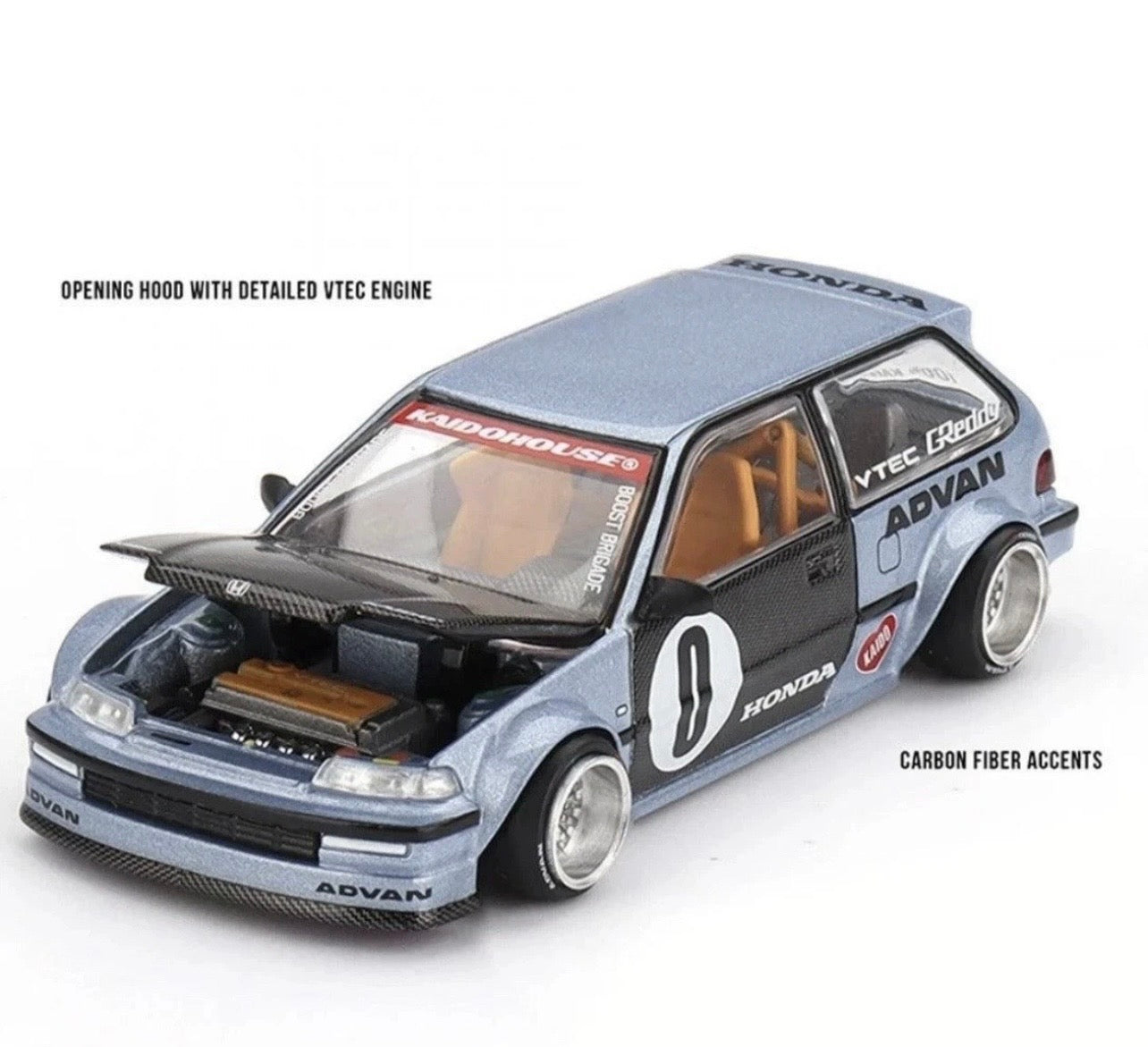 1:64 Honda Civic (EF) Kaido Roulette V1 #179 Kaido House