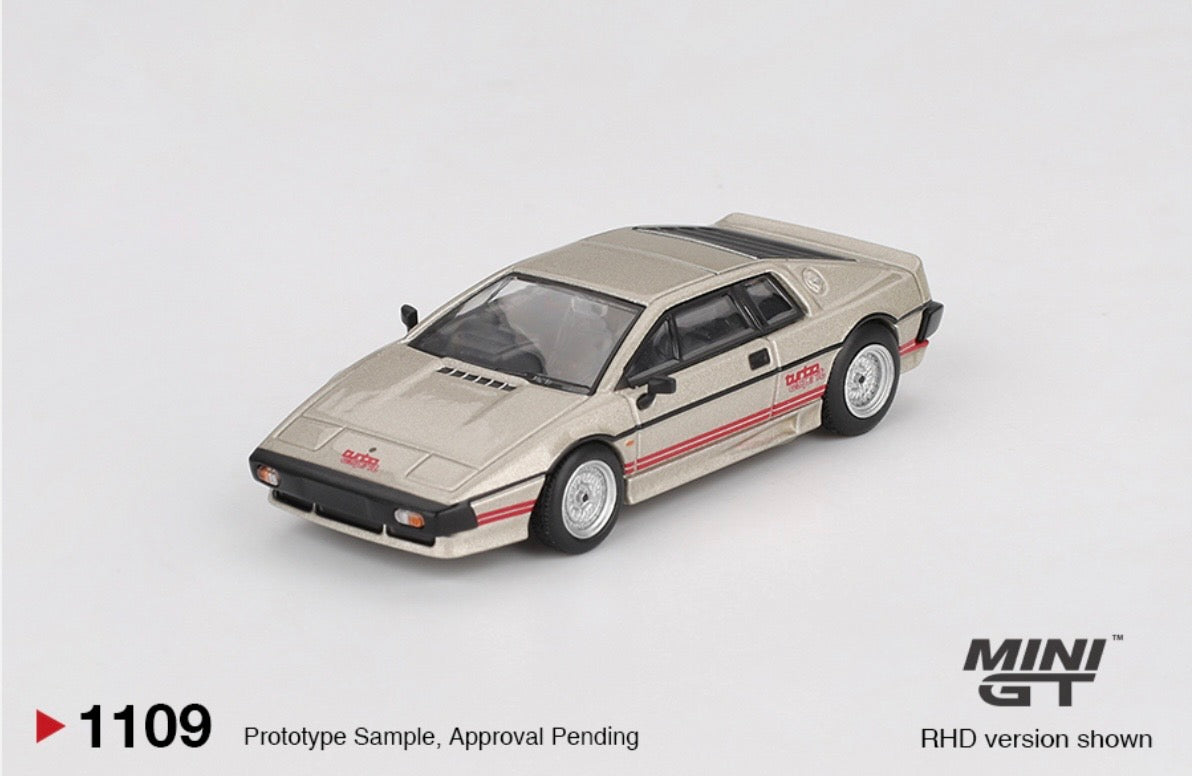 1:64 Lotus Esprit Turbo Metallic Silver Mini GT 1109