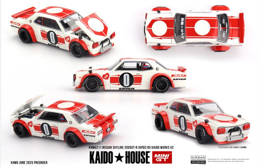1:64 Nissan Skyline 2000GT-R (KPGC10) Kaido Works  V2 # 211 Kaido House