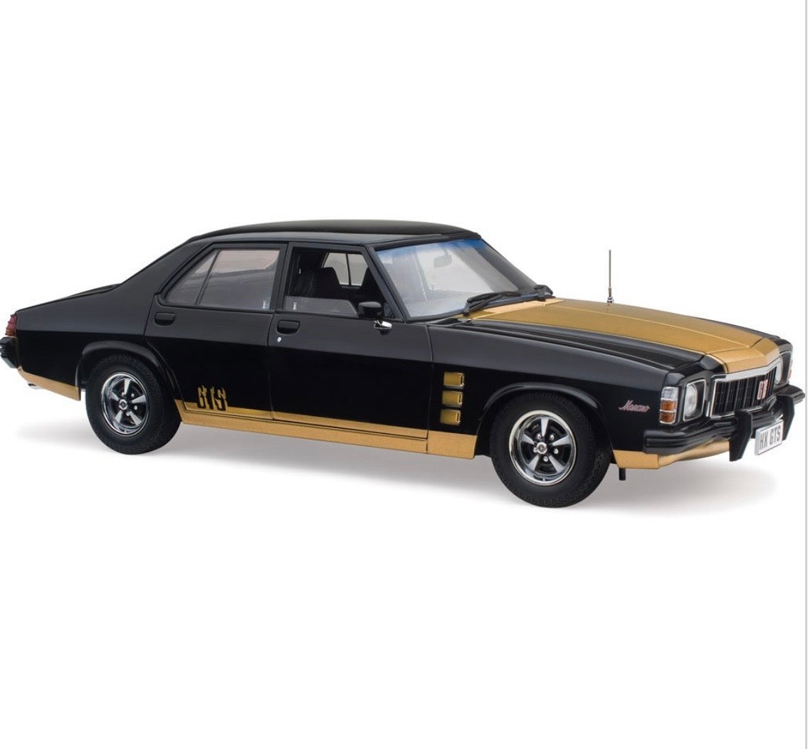 1:18 Holden HX Monaro GTS Sedan Tuxedo Black Classic Carlectables